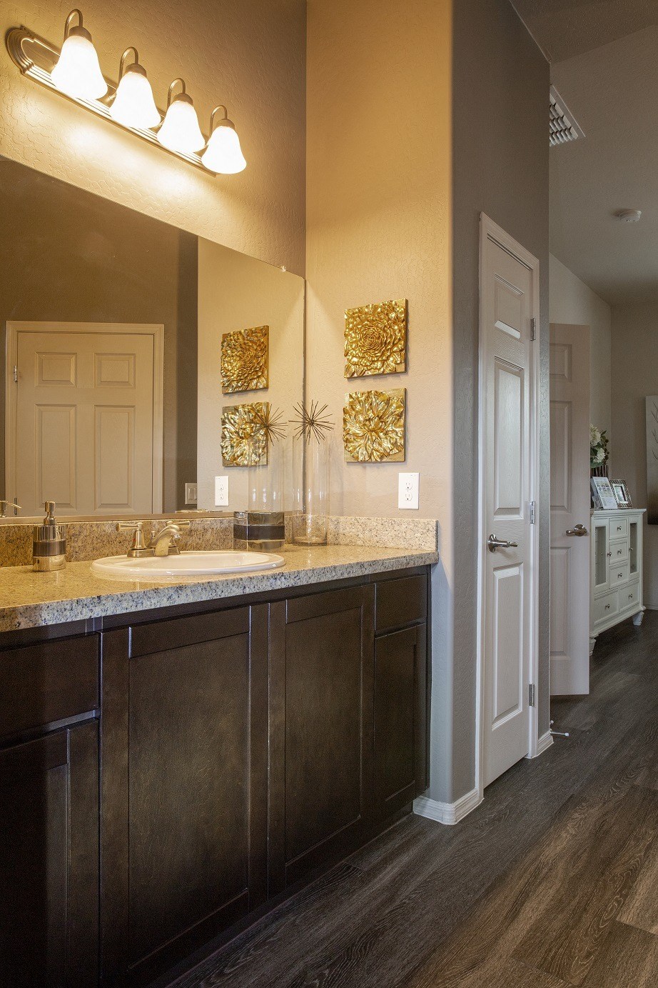 Bathrooms with dual sinks Bathroom at Chandler Heights, Chandler, AZ